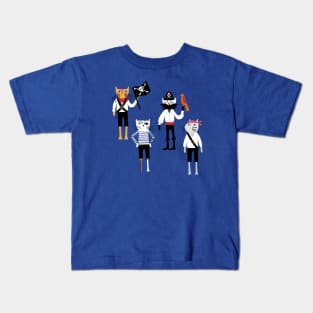 Pirate Cats Kids T-Shirt